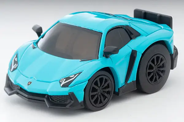 Tomytec ChoroQ Zero Z-75c Lamborghini Aventador 50° Anniversario (Light Blue)