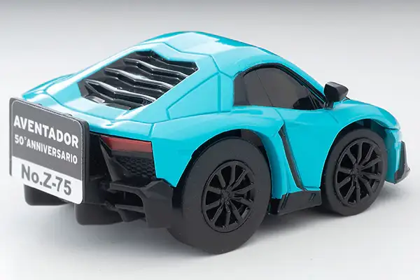 Tomytec ChoroQ Zero Z-75c Lamborghini Aventador 50° Anniversario (Light Blue) - Image 2