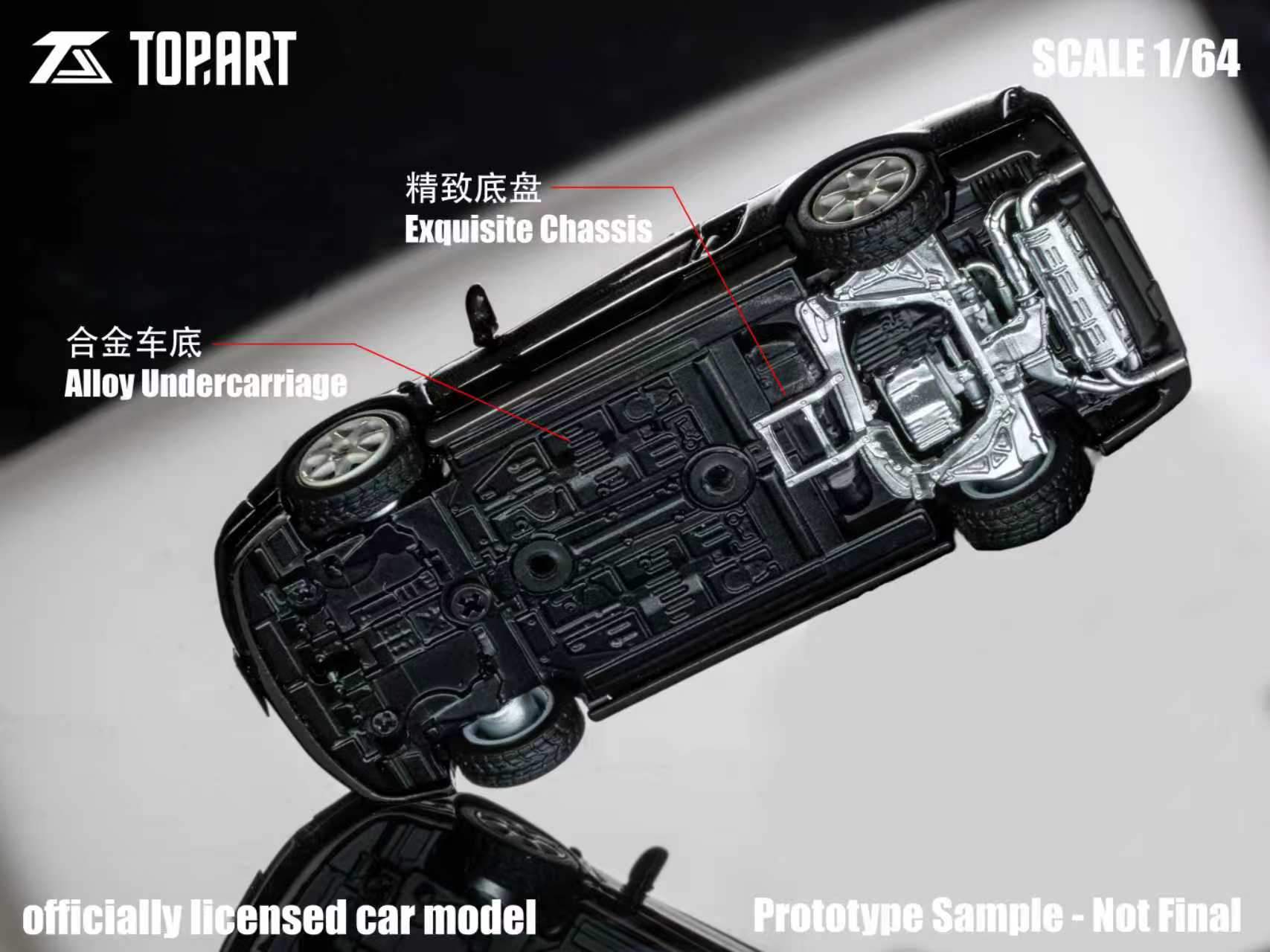 TopArt 1:64 Scale NSX-R (NA2) 2002-05 Metallic Black Limited 1000pcs - Image 3