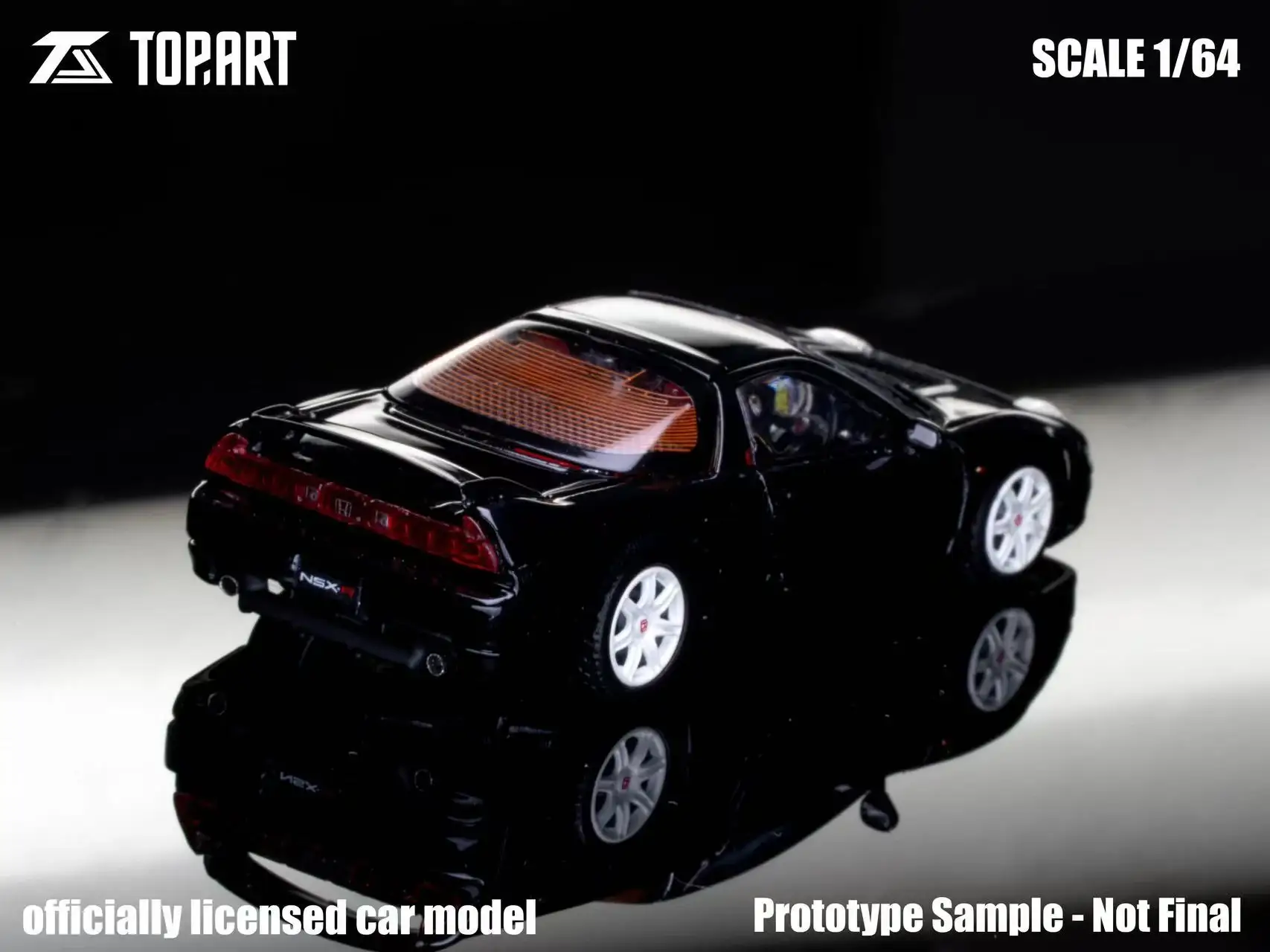 TopArt 1:64 Scale NSX-R (NA2) 2002-05 Metallic Black Limited 1000pcs - Image 4