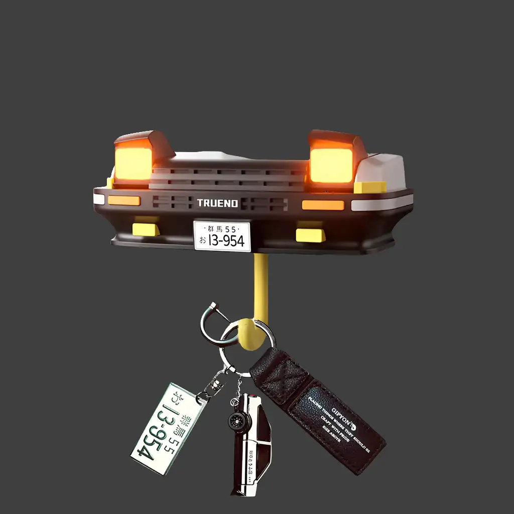 Toyota Sprinter Trueno AE86 Key Holder/ Key Rack with pop up light - Image 2