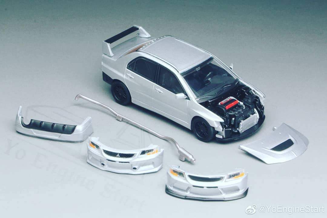 Y. E. S Model Mitsubishi Lancer Evolution IX evo9 1:64 Scale diecast - Image 6