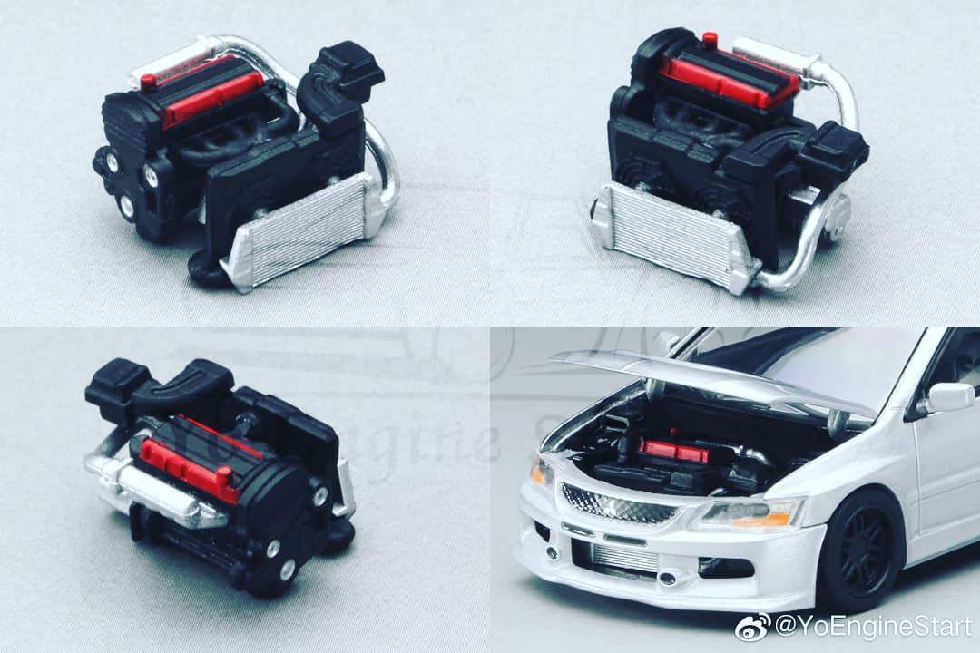 Y. E. S Model Mitsubishi Lancer Evolution IX evo9 1:64 Scale diecast - Image 7
