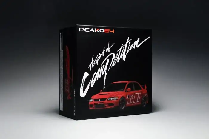 Y. E. S Model x Peako IMXHK2021 exclusive Mitsubishi Lancer Evolution IX Evo9 1:64 Scale diecast